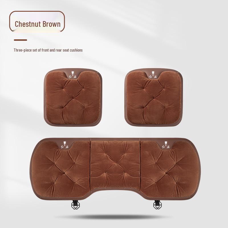 Winter Flannel Seat Cushions for Hongqi H5/HS5/HS3/H6/H9/E-HS9/HS7/HQ9 Cars