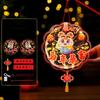 With Tassel Chinese New Year Lanterns Cartoon DIY Handheld Lantern  Children's Activity