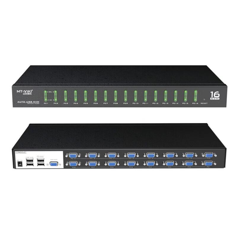 MT-viki Industrial 16-Port KVM Switch