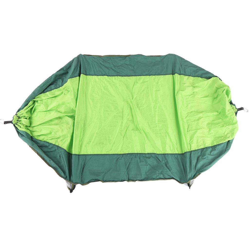 Superleichte automatische Schnellaufbau-Hängematte für eine Person mit MoskitonetzFruchtgrün und Dunkelgrün