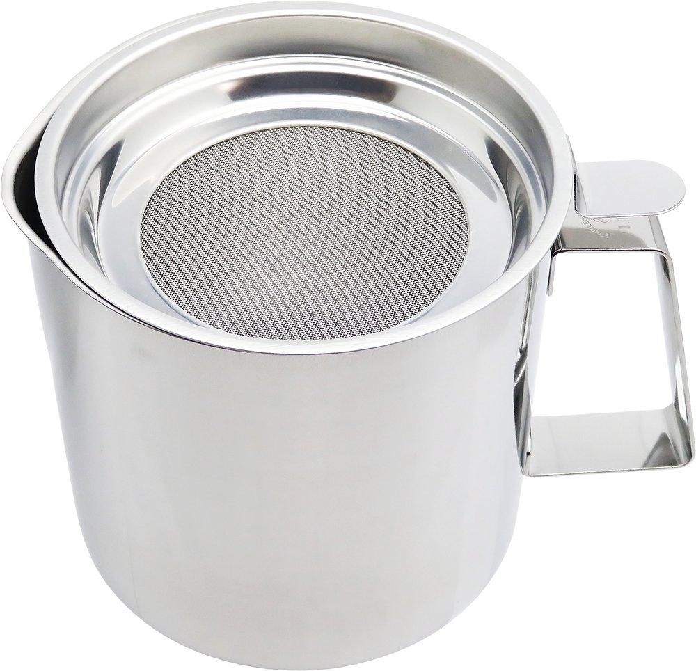 Wahei freiz Ölaufbewahrungsbehälter, Mido, 1,1L, Edelstahl, Hergestellt in Japan, AD-540