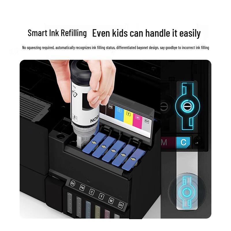 Epson L8188 A3+ 6-Color Ink Tank All-in-One Photo Printer CN Plug (adapter Included)