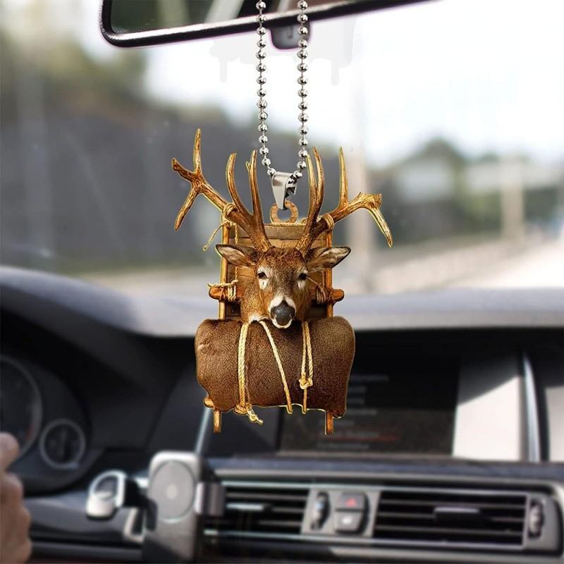 Acrylic Flat Small Deer Pendant Home Decoration Supplies,Funny Animal Wall Hangings