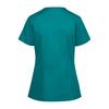 Nurse Top V-Neck Pockets Soft Short Sleeve Anti-Wrinkle Loose Doctor Uniform Workwear
