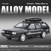 1/32 Volkswagen Santana Alloy Model Car, Cool Sound and Light, Strong Return, Exquisite Desktop Ornaments, Christmas Gifts