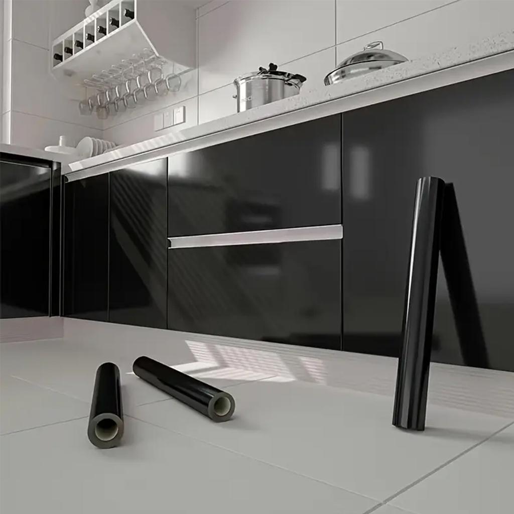 DIY Dekorfolie PVC Selbstklebende Tapete Möbel Renovierungsaufkleber Küchenschrank Wasserdichte Tapete