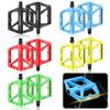 Double DU Bearing Ultralight Bike Pedals with Reflector Mountain Road Bike Flat Pedals Bicycle Platform Pedals Bike Accessories