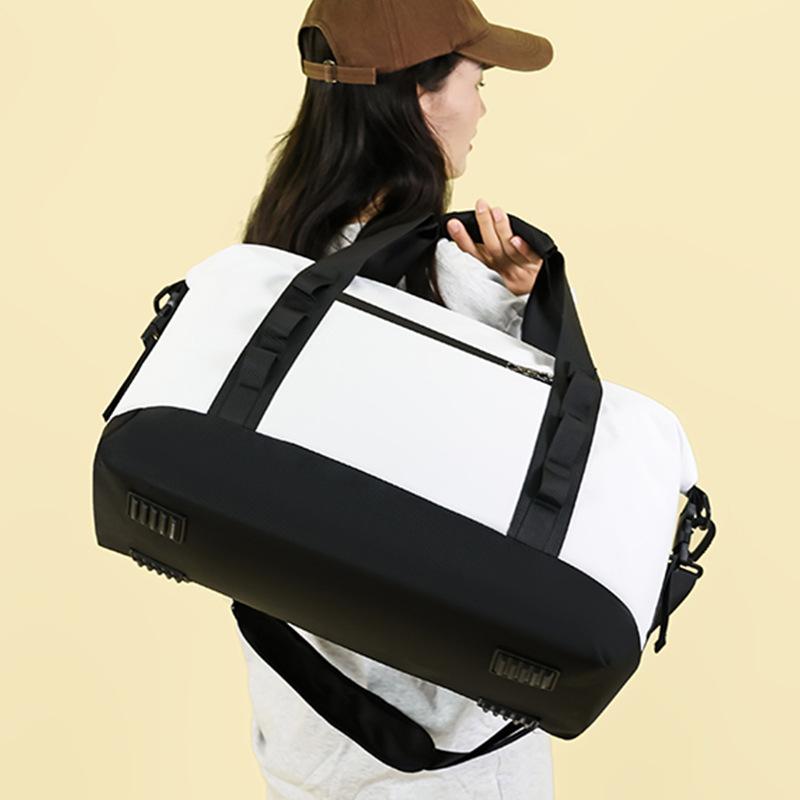 Simple, Casual, Large-capacity Portable Travel Bag for Outings, Dry and Wet Separation, Sports and Fitness Bag with A Pull Handle