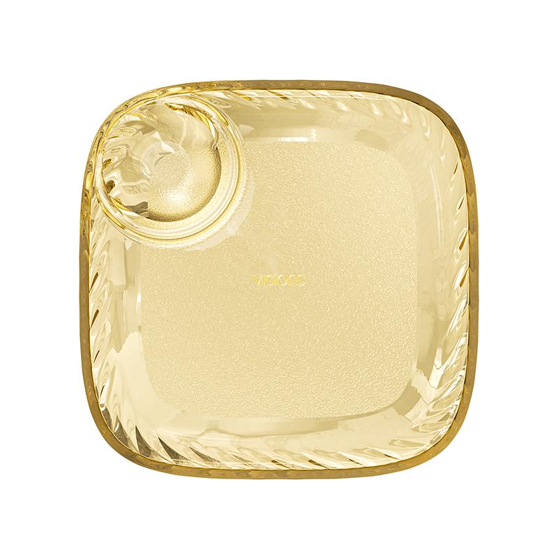 Corning VISIONS Crystal Square Dumpling Plate