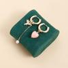 Heart Bird Asymmetrical Earrings Lightweight Comfort Jewelry Suitable for Sensitive Skin Everyday Wear Ear Accessories
