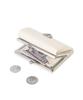 Fennec Crinkle Hearty Frame Wallet - Vanilla