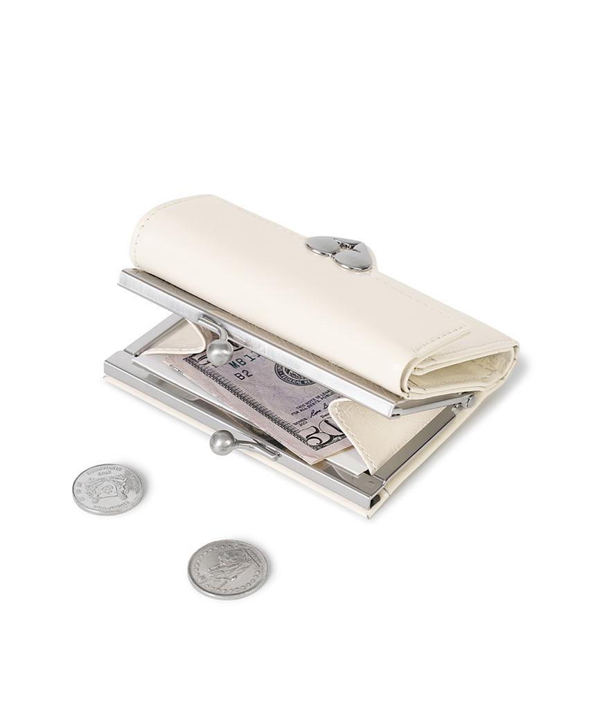 Fennec Crinkle Hearty Frame Wallet - Vanilla