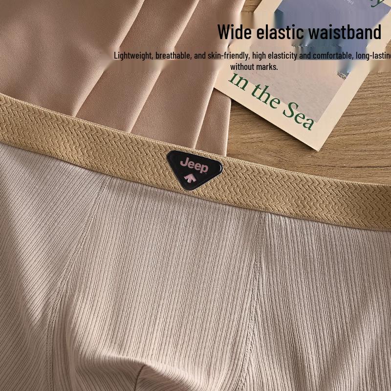 JEEP Men's Plus Size 10A Antibacterial Cotton Boxer Briefs