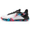 Li Ning SE Synthetisch Leer Slipvast Slijtvast Ademend Lage top Badminton Schoenen Unisex AYZS014-4