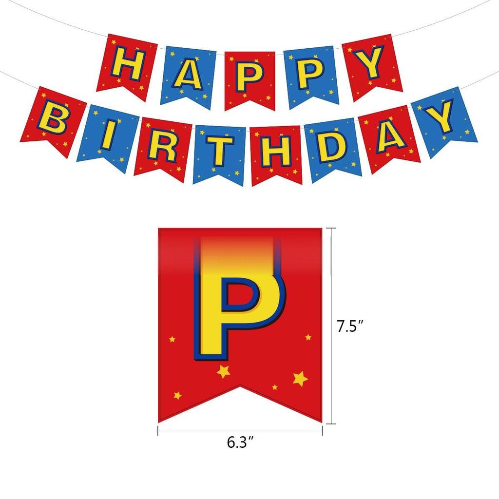 Toy Story Birthday Decoration Party Set Woody Buzz Lightyear 5 Disney Children Cute Boys Girls Character Movie Anime Doll Red Yellow Blue Happy