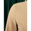 Women V Neck High Waist Solid Pencil Midi Office Commuting Dress