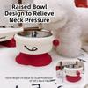 Anti Slip Pet Bowl Stainless Steel Dog Bowl High Legged Pet Feeder Bowl Cat Feeding
