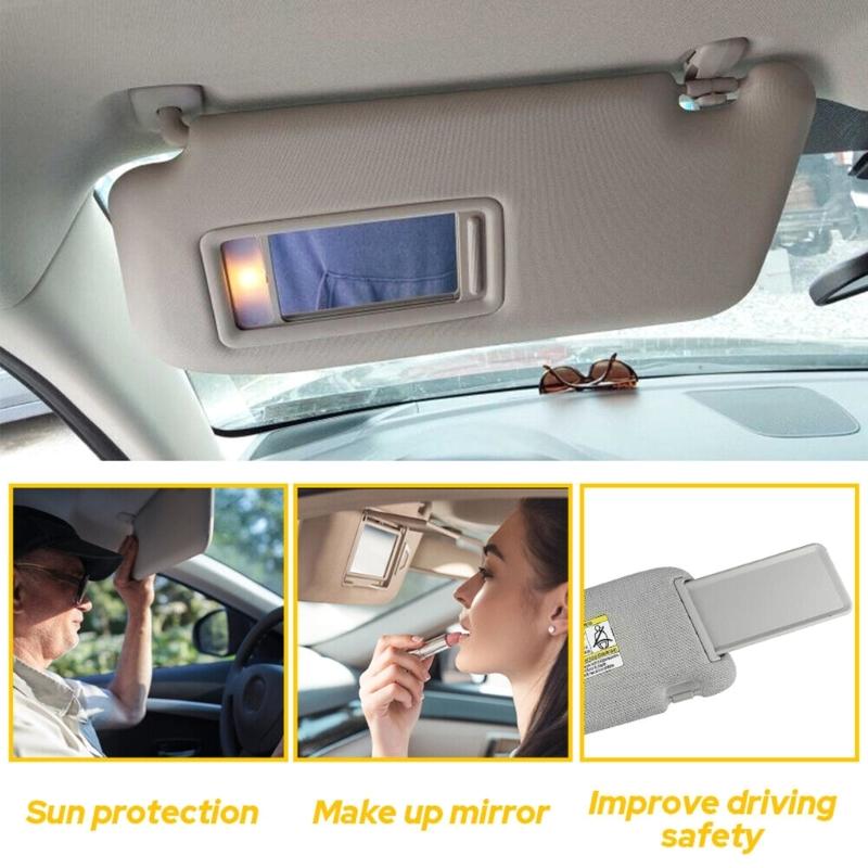 Left Driver Side SunVisor for CX-9 2010-2015 TDY169320 Sunvisor Sunshield Auto Interior Accessories Repair Part Gray