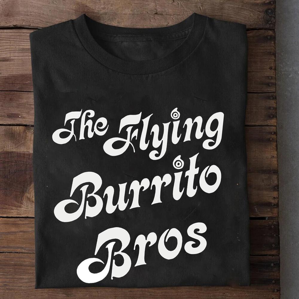 NEW The Flying Burrito Brothers Classic Black All Size S-5Xl Shirt Unisex T-Shirt M