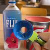1Set Protein Scoop with Funnel, 2 in 1 Sliding Measuring Cup, Durable PP Kitchen Tool for Milk Powder Protein Powder