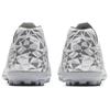 Anta TF Turf Artificial Ground Anti Slip Wear Resistant Soccer Shoes Men's White Gray Sneakers