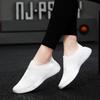 Large Size Women's Shoes 2025 Summer Mesh Breathable Non Slip Sports Casual Shoes Comfortable Lightweight Fashion Slip on Flats