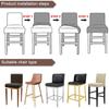Waterproof Fabric Bar Chair Cover Stretch Short Back Chair Covers Washable Cheap Spandex Covers Chair For Home Hotel Banquet