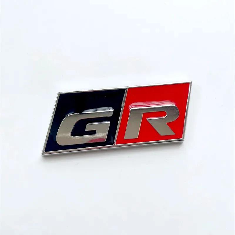 

3D Metal Logo GR Sport Badge Trunk Car Sticker For Toyota RZ RC RS YARiS Corolla CHR Harrier Camry GR SPORT Emblem Accessories