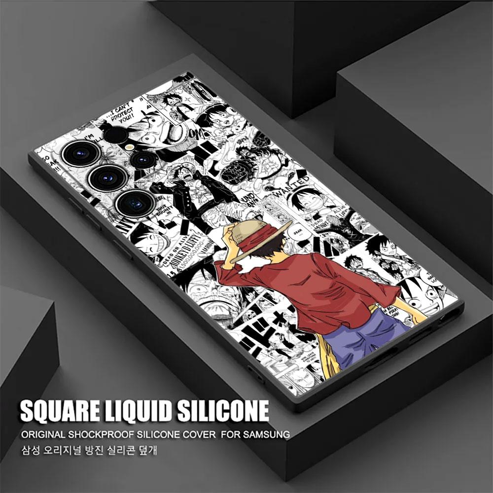 Comics One Pieces Anime Phone Case For Samsung Galaxy S25 S24 S23 S20 S21 FE S26 S22 Ultra 5G S26 Plus S25FE Soft Silicone Cover