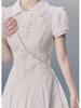 2024 Neues Puppenkragenkleid: Altersreduzierender A-Linien-Rock mit kurz- oder langärmligem Hemd