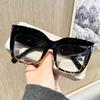 Fashion Jelly Color Cat Eye Glasses for Women Clear Lens Glasses Party Decorative Spectacles  Accessory Eyewear