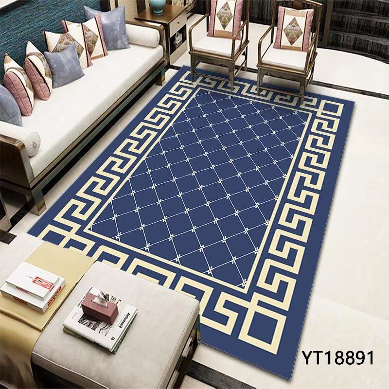 

Классический ковер для украшения гостиной, грязеотталкивающий и простой в уходе, ковер большой площади 80*120cm