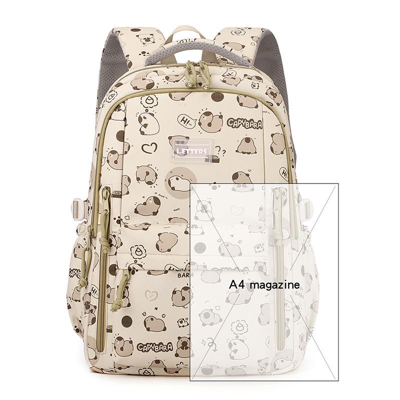 Student Cartoon School Bag Kindergarten Ridge Protector Backpack Women's Backpack Lightweight Children's Backpack