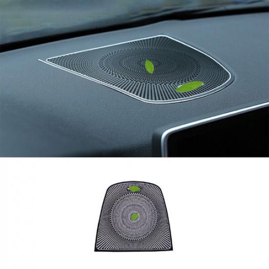 For BMW X5 X6 F15 2014-18 Black Stainless Steel Console Dashboard Speaker Cover
