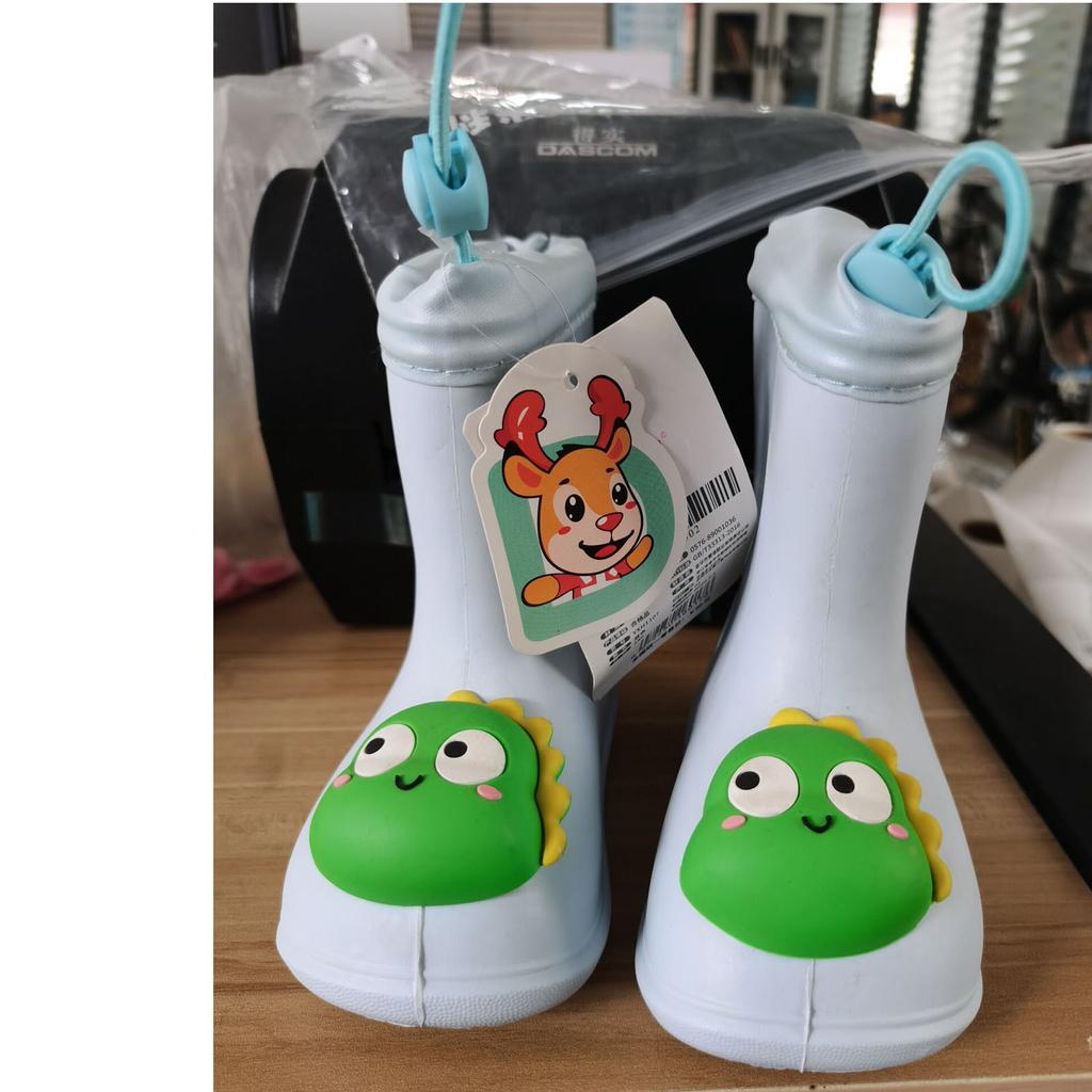 Toddler Infant Kids Baby Boys Girls EVA Rain Boots Non- Shoes