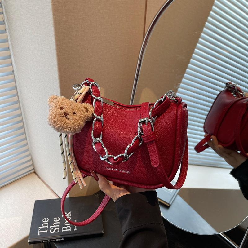 Niche Design Bag Women's New Summer Versatile Messenger Bag Chain Portable Small Square Bag