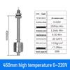 Jundingying 450mm High-Temperature 304 Stainless Steel Float Level Sensor