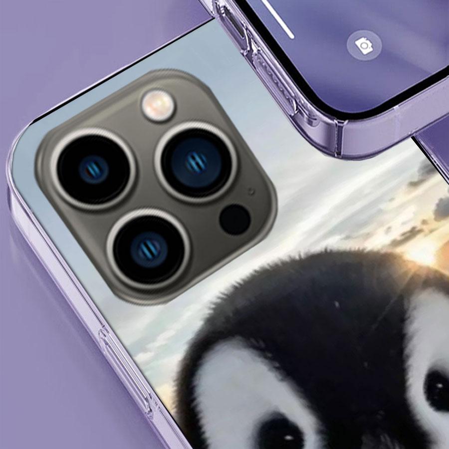 Penguin Baby Healing Phone Case For Iphone 17 Air 15 Pro 14 Plus 16 Pro Max 17E 16E 12 13 Mini 11 Cover Cute Fundas