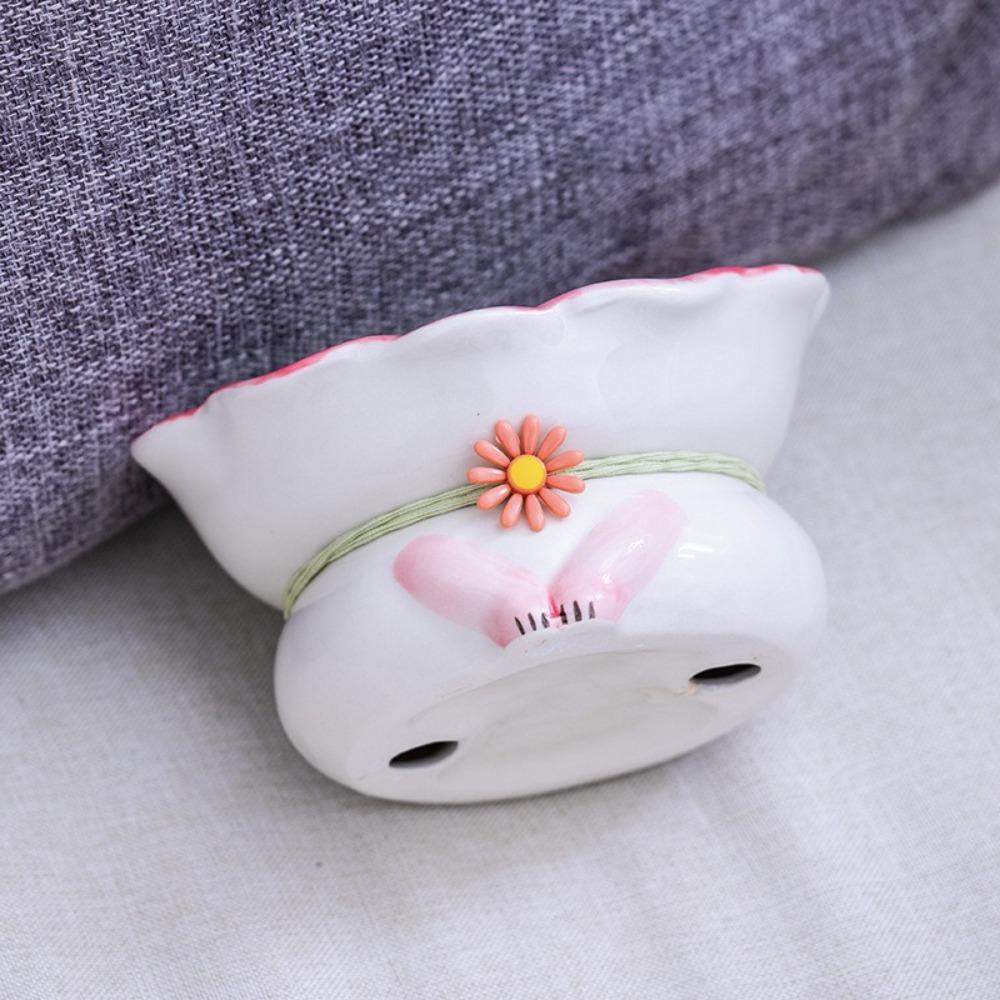 Flower Shaped Cat Food Bowl Anti Tipping Neck Protection Bowl Pet Drinking Bowl  Multi-Pet