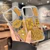 Zhiweishi Gold Foil God of Wealth Transparent Anti-Drop iPhone Case