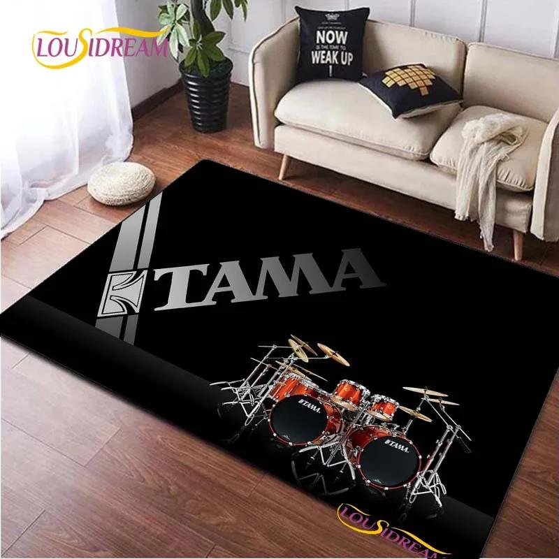 Fashion Brand Drums Carpet for Living Room Bedroom Rugs Kids Kitchen Door Unslip Floor Mats Birthday Gift Photography Props Rug