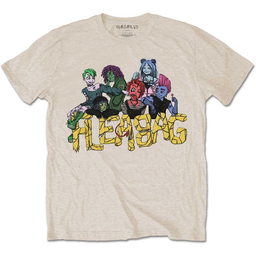 Men s Yungblud Fleabag T-shirt Small Sand 4XL
