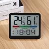 Alarm Clock with Humidities Date Digital Clock Large Display Battery Operated Desk Clocks for Bedroom,Livingroom,Office