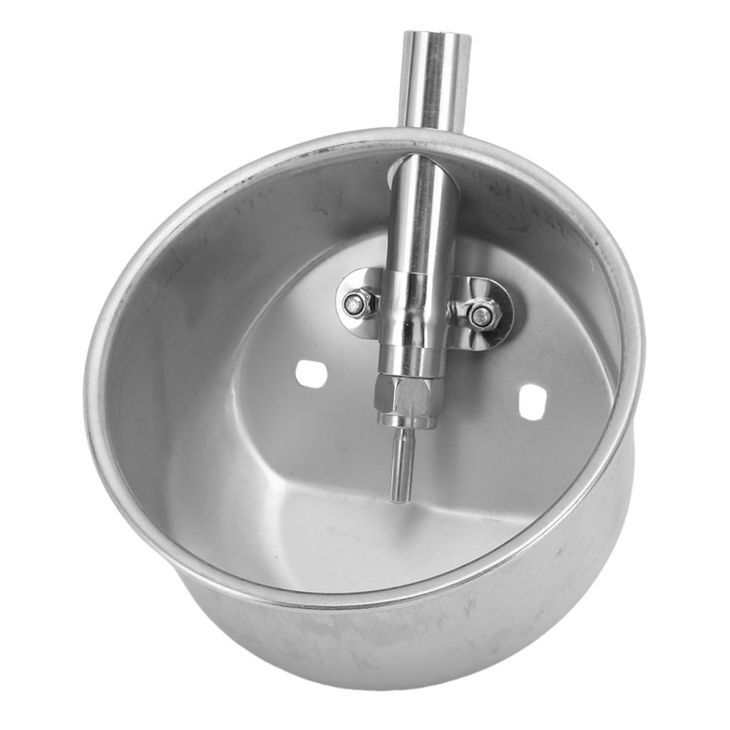 Automatic Pig Waterer Round Thickened Stable Stainless Steel Auto Piglet Drinking Water Bowl for Pig Farm