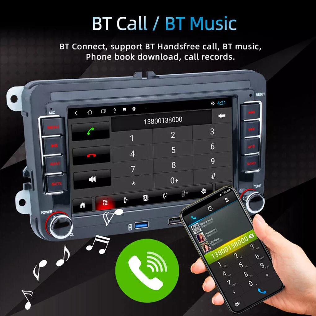 CANBUS Included Car Radio With Steering Wheel Learning And HD Display Dash Cam Function