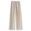 Off-White Women's Wool Wide-Leg Pants - 2024 Autumn/Winter Straight-Leg Casual Style