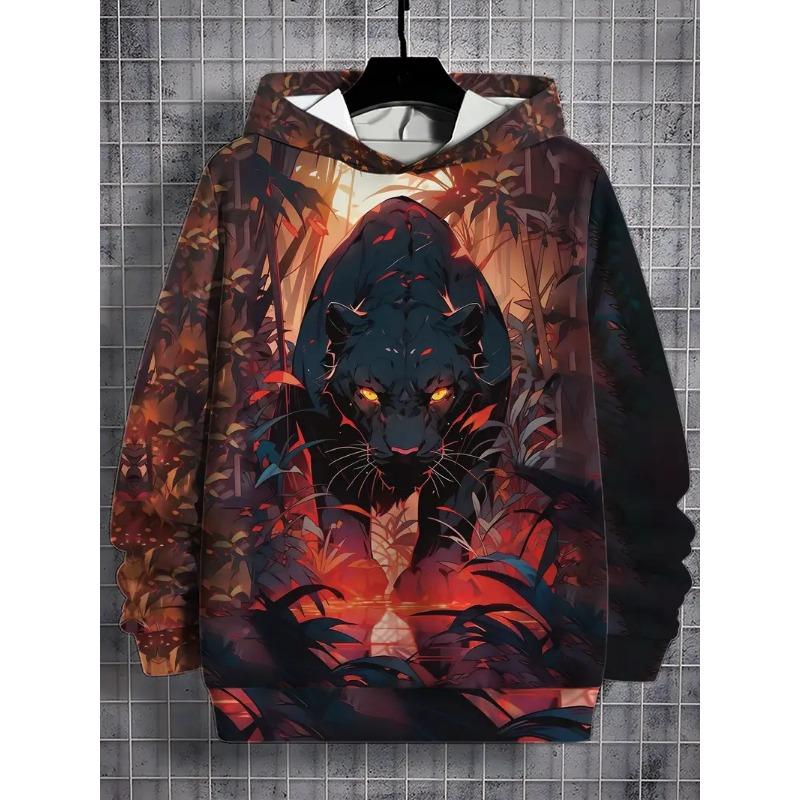 Fashion Animal 3D Graphic Hoodies Men Fashion Casual Longsleeve Pullover Sweatshirts Tops Designer Clothes Women In Jackets