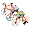 Stainless Steel Bicycle-Shaped Pizza and Pastry Cutter