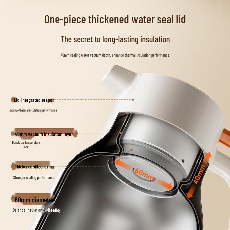 Supor 316L Stainless Steel Vacuum Flask