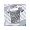 Mens 3D Digital Print Athletic Running Tee - Breathable Quick Dry Short Sleeve T-Shirt Workout
